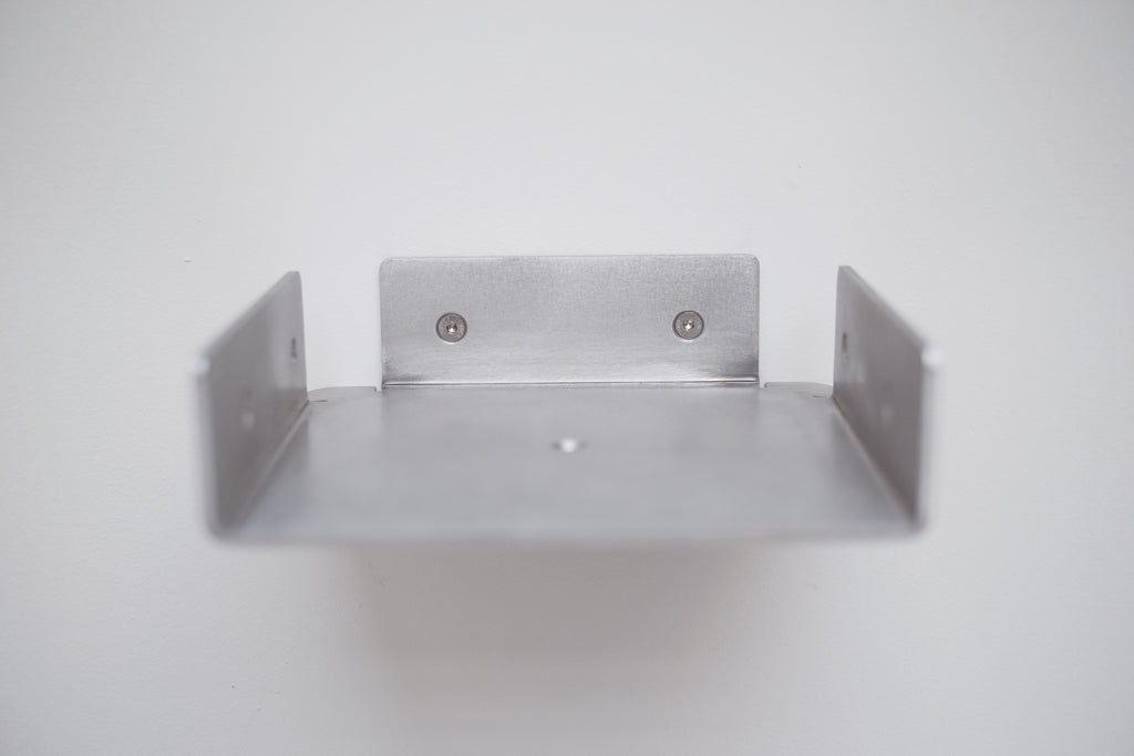 Metal wall bracket on a white background