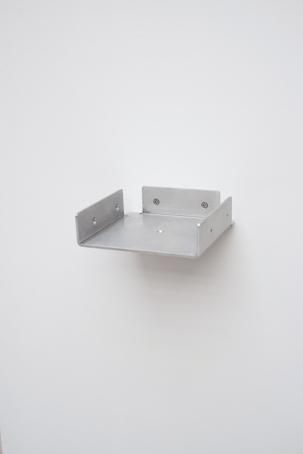 Metal wall bracket on a white background