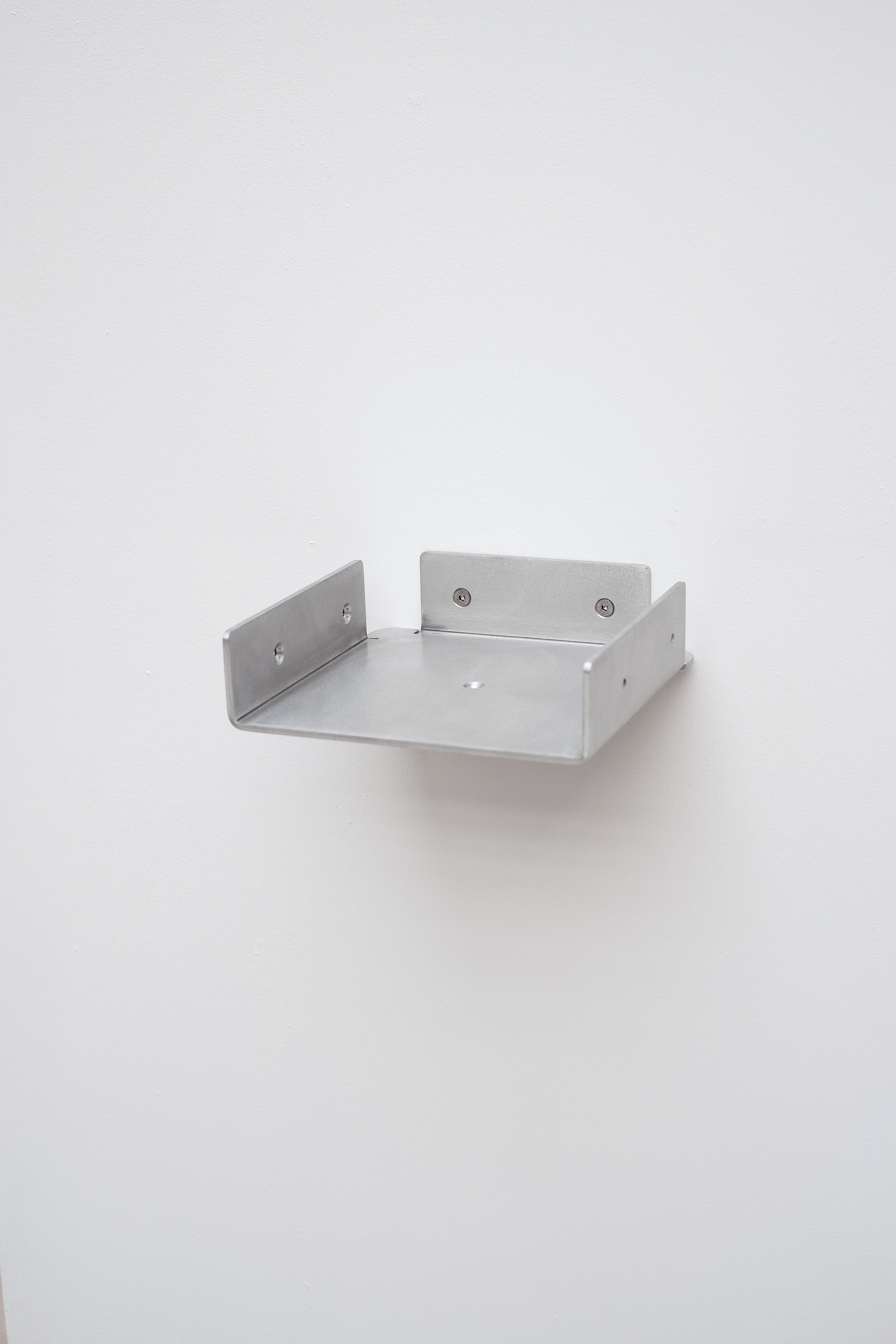 Metal wall bracket on a white background